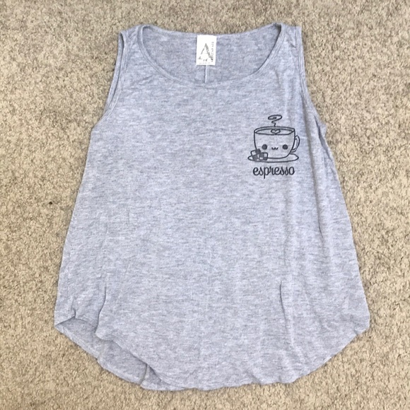 Cute espresso tank top - Picture 3 of 5